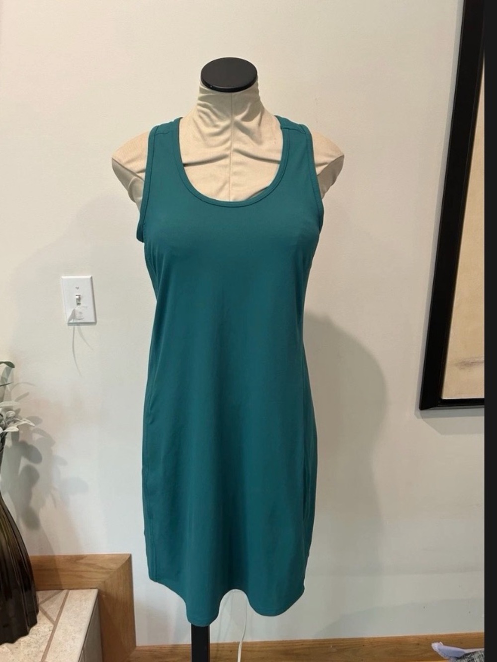 Eddie Bauer aster tank dress Teal Mini  Dress size M